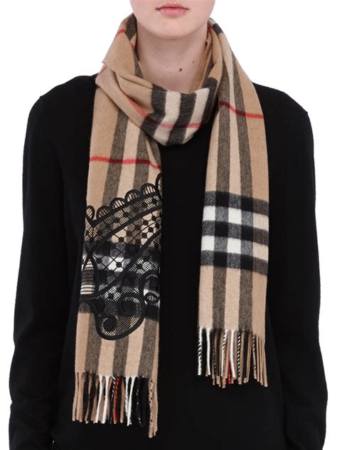 burberry scarf camel check|Burberry giant check print scarf.